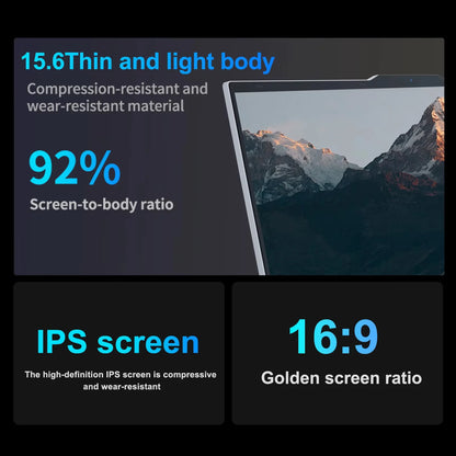 Windows 11 Pro 15,6 pouces Ordinateur portable PC Gamer Intel Core i9 10980HK / Intel i3-6100U
