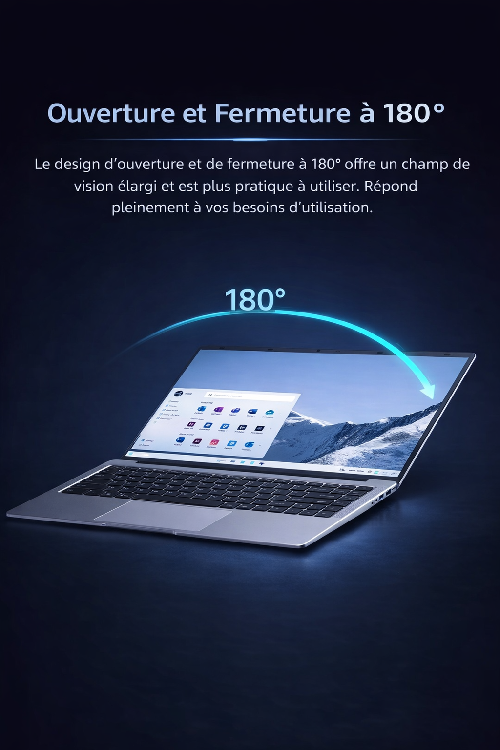 Windows 11 Pro 15,6 pouces Ordinateur portable PC Gamer Intel Core i9 10980HK / Intel i3-6100U